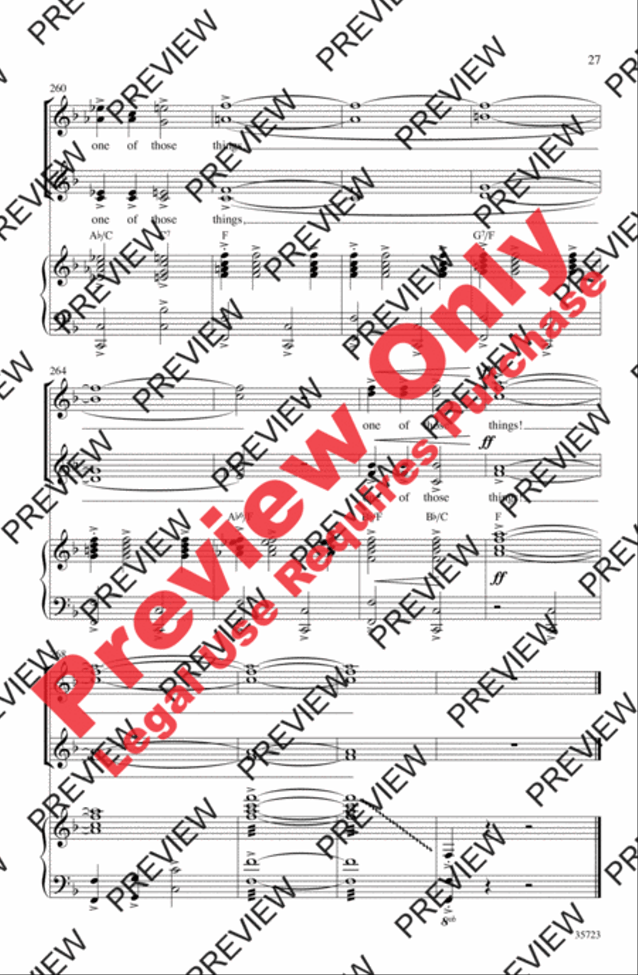 Let's Fall in Love Women's Choir scores gallery preview page 27