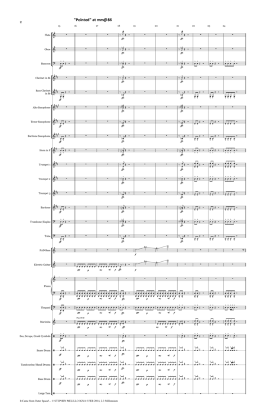 It Came from Outer Space It Came from Outer Space Concert Band scores gallery preview page 6