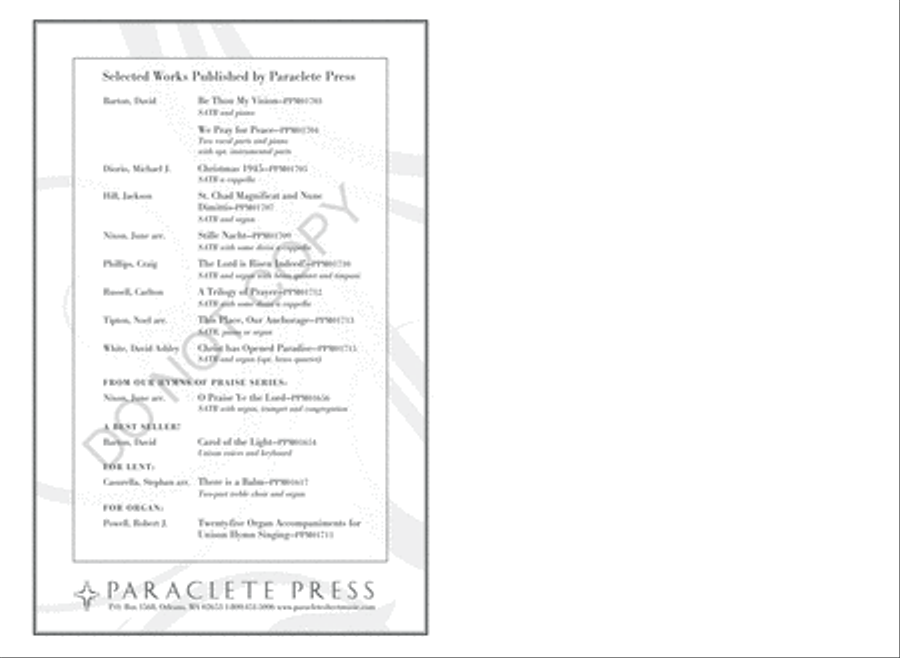 I Am the Resurrection Unison Choir scores gallery preview page 8
