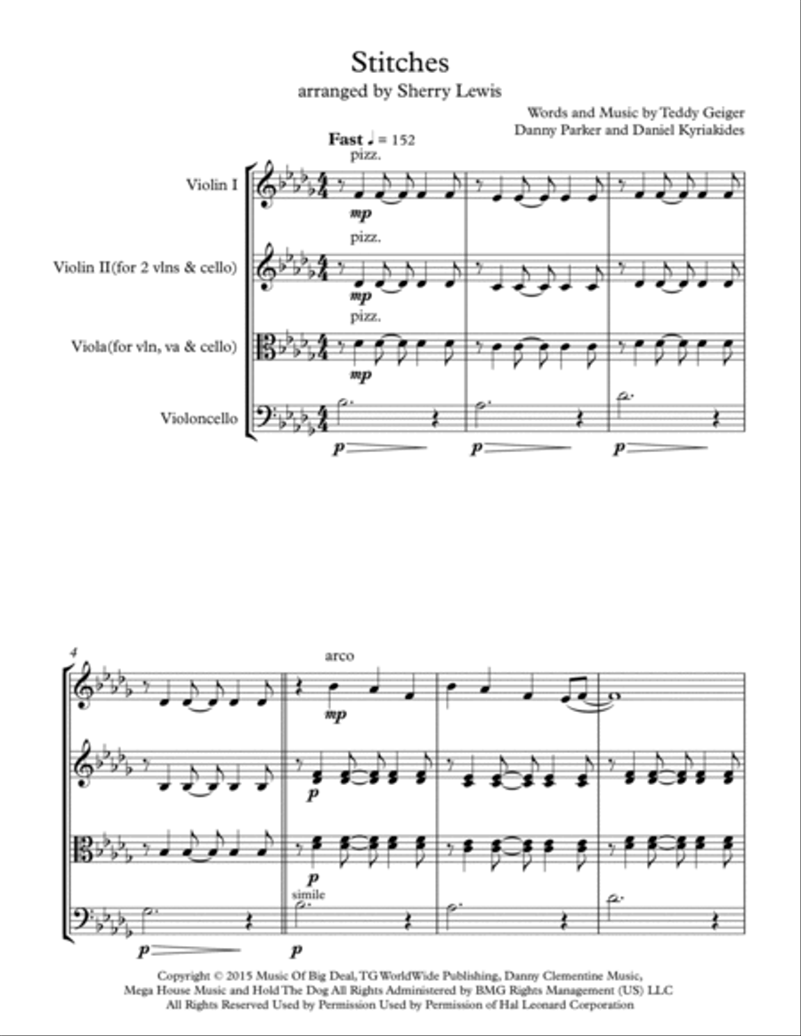 Stitches String Trio scores gallery preview page 4