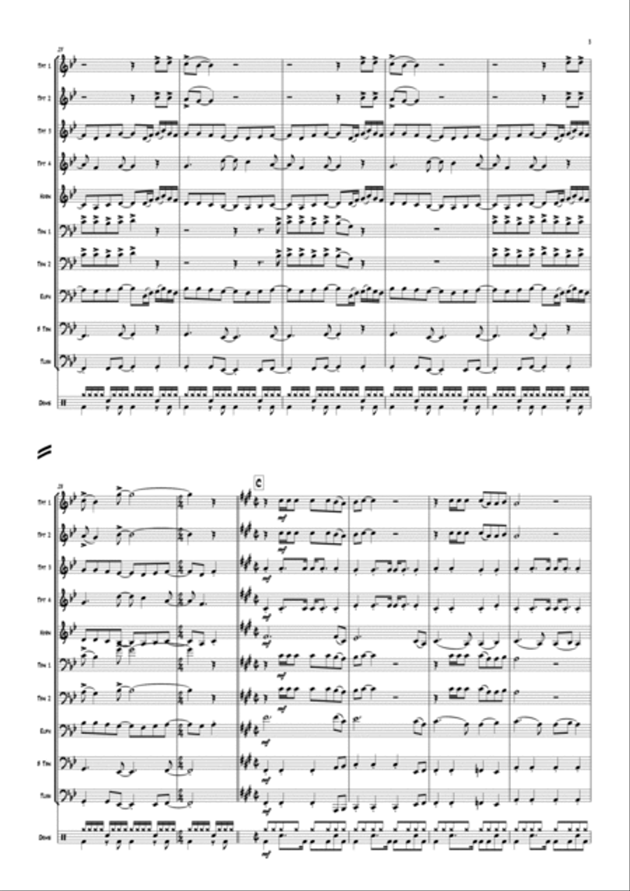 Layla Euphonium scores gallery preview page 5