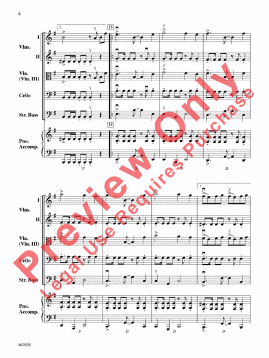 Danza Española by Bob Phillips String Orchestra - Sheet Music page 5