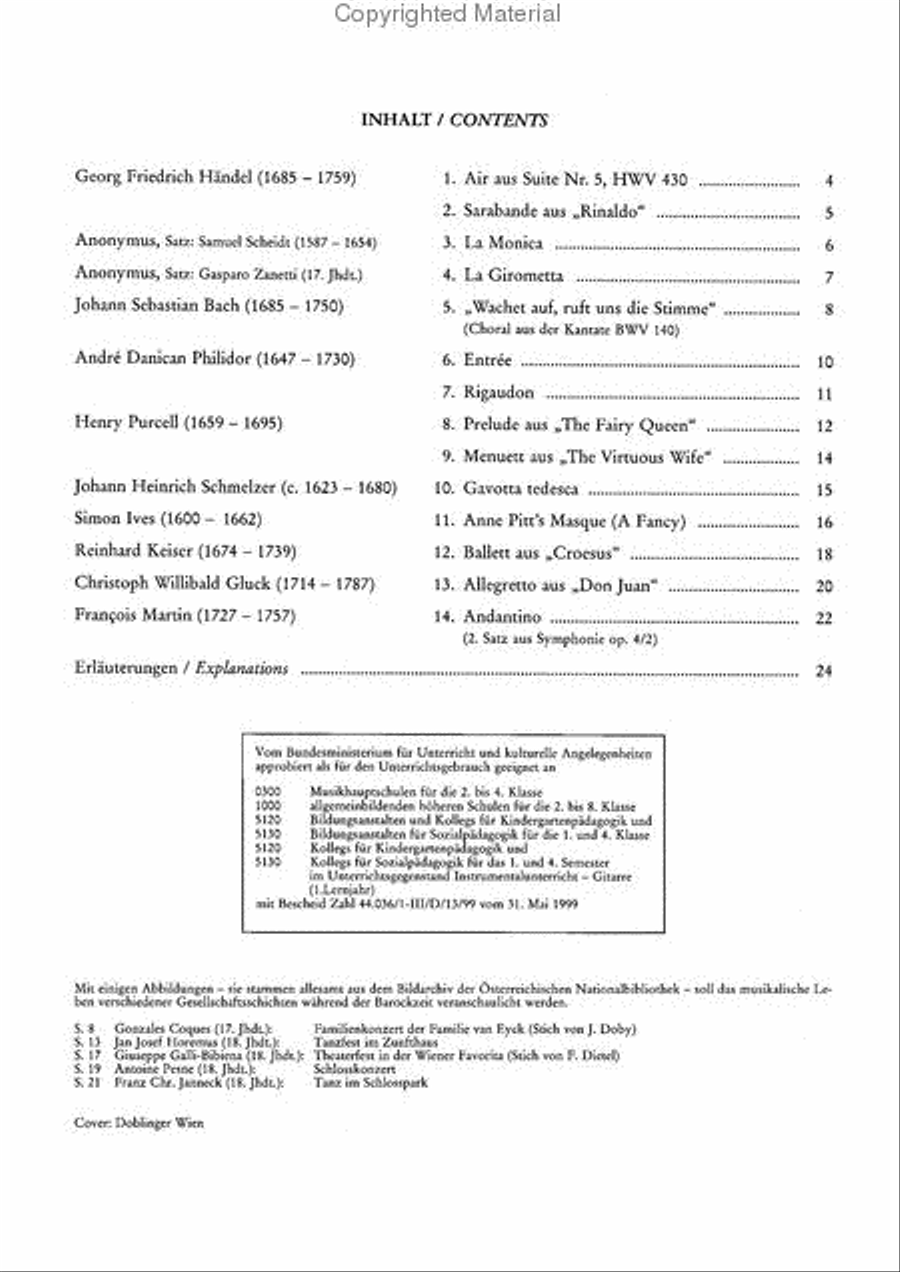 Barockmusik Guitar Ensemble scores gallery preview page 2
