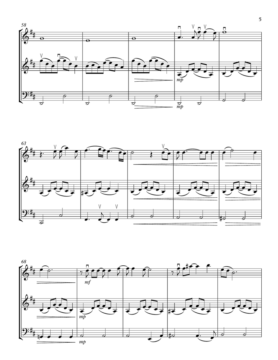 Your Song String Trio scores gallery preview page 5