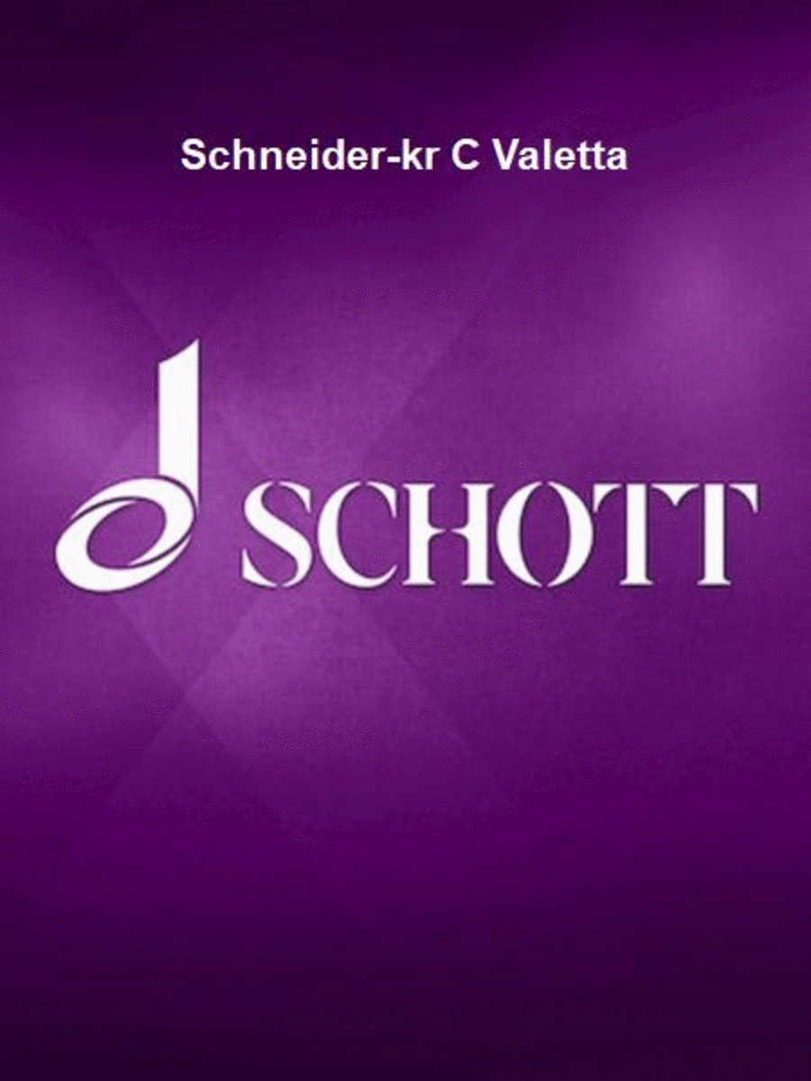Schneider-kr C Valetta
