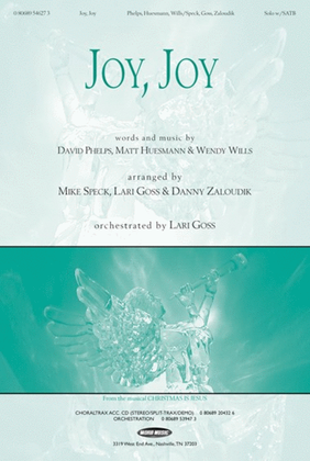 Book cover for Joy, Joy - Orchestration