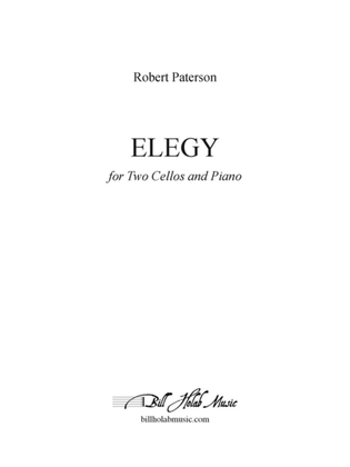 Elegy - score and parts (cello version)