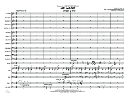 Mister Magic (Mr. Magic) - Conductor Score (Full Score)