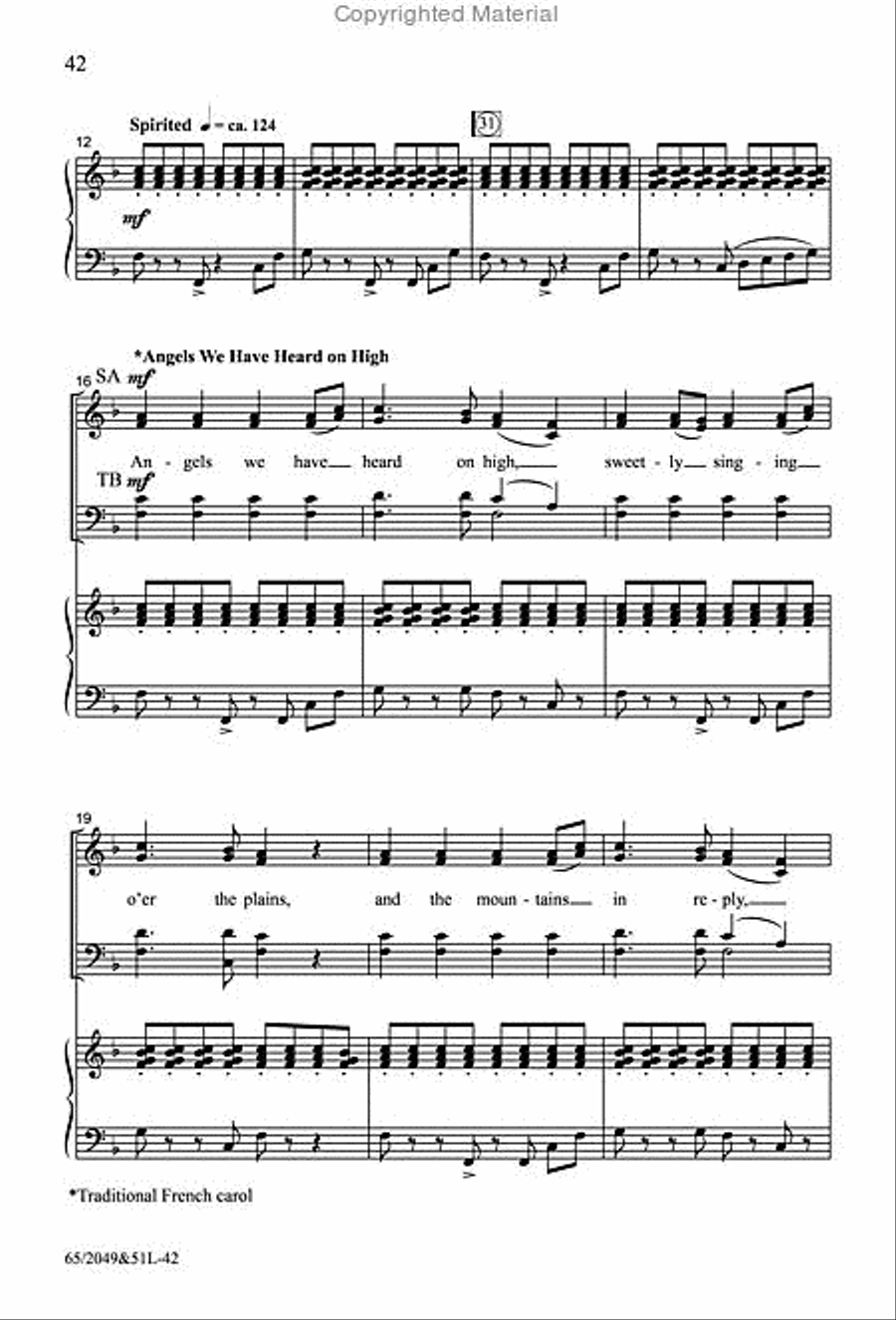 What Sweeter Music - SATB Score with Performance CD 4-Part scores gallery preview page 13