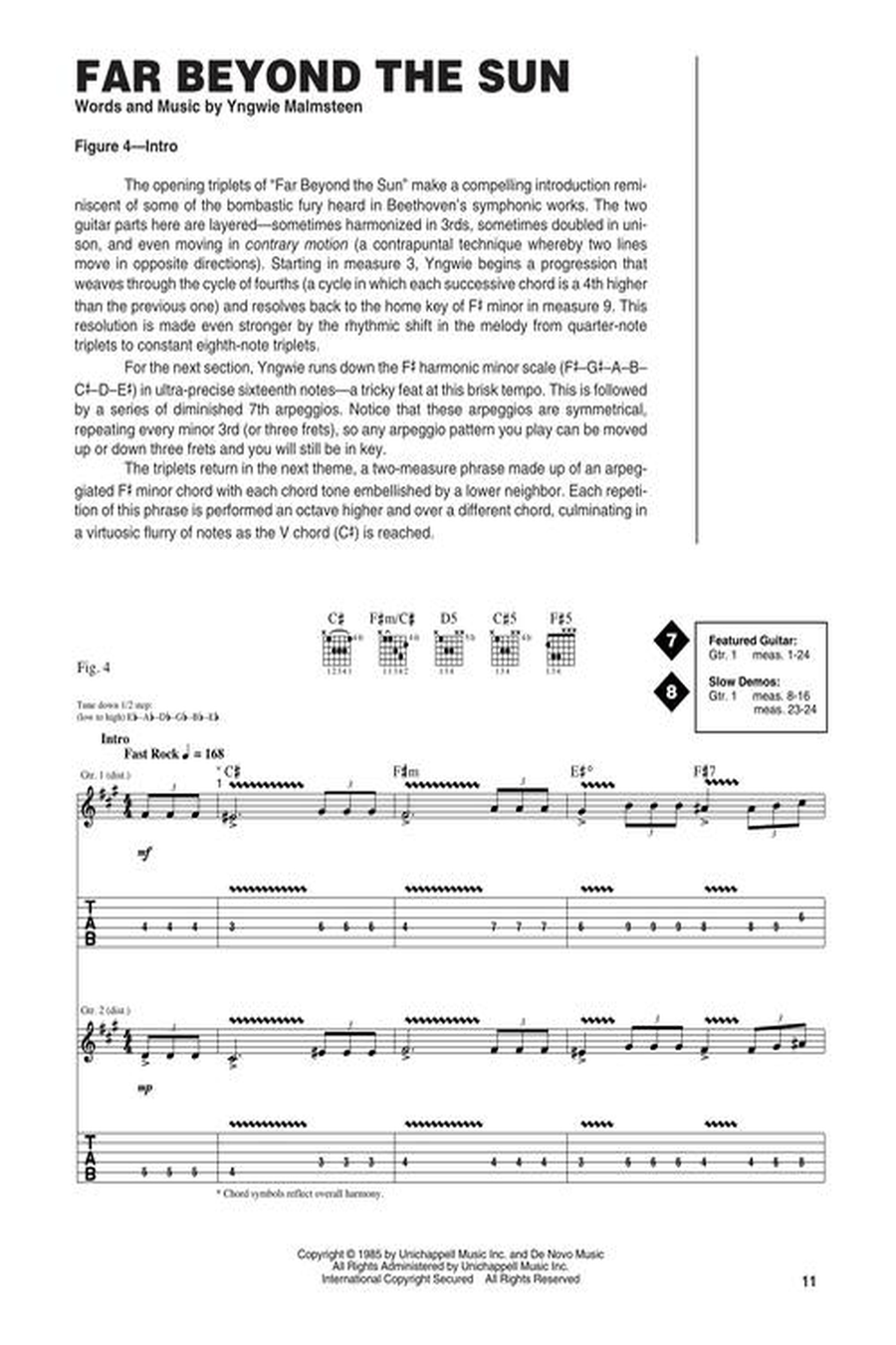 The Best of Yngwie Malmsteen Electric Guitar scores gallery preview page 3