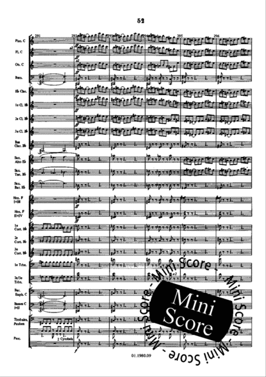 Dynamic Ouverture Concert Band scores gallery preview page 56