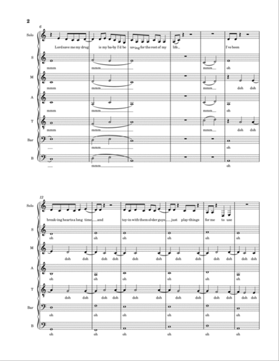 Don't Blame Me Divisi scores gallery preview page 2