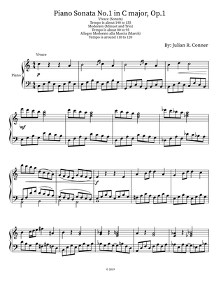 Piano Sonata No.1 in C major, Op.1