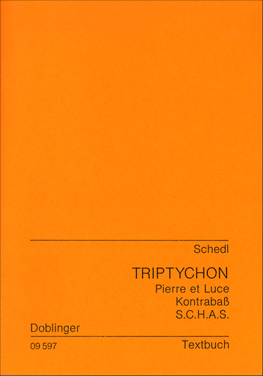Triptychon: Pierre et Luce / Der Kontrabass / S.C.H.A.S. Double Bass scores gallery preview page 1