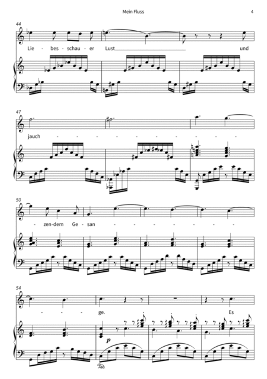 Mein Fluss Voice Solo scores gallery preview page 6