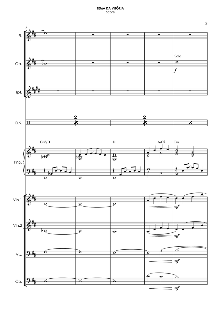 Tema Da Vitoria Large Ensemble scores gallery preview page 6