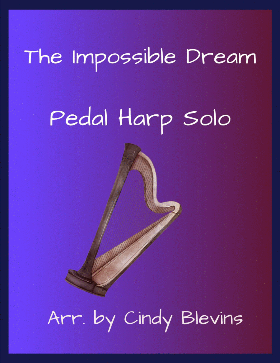 The Impossible Dream Pedal Harp scores gallery preview page 1
