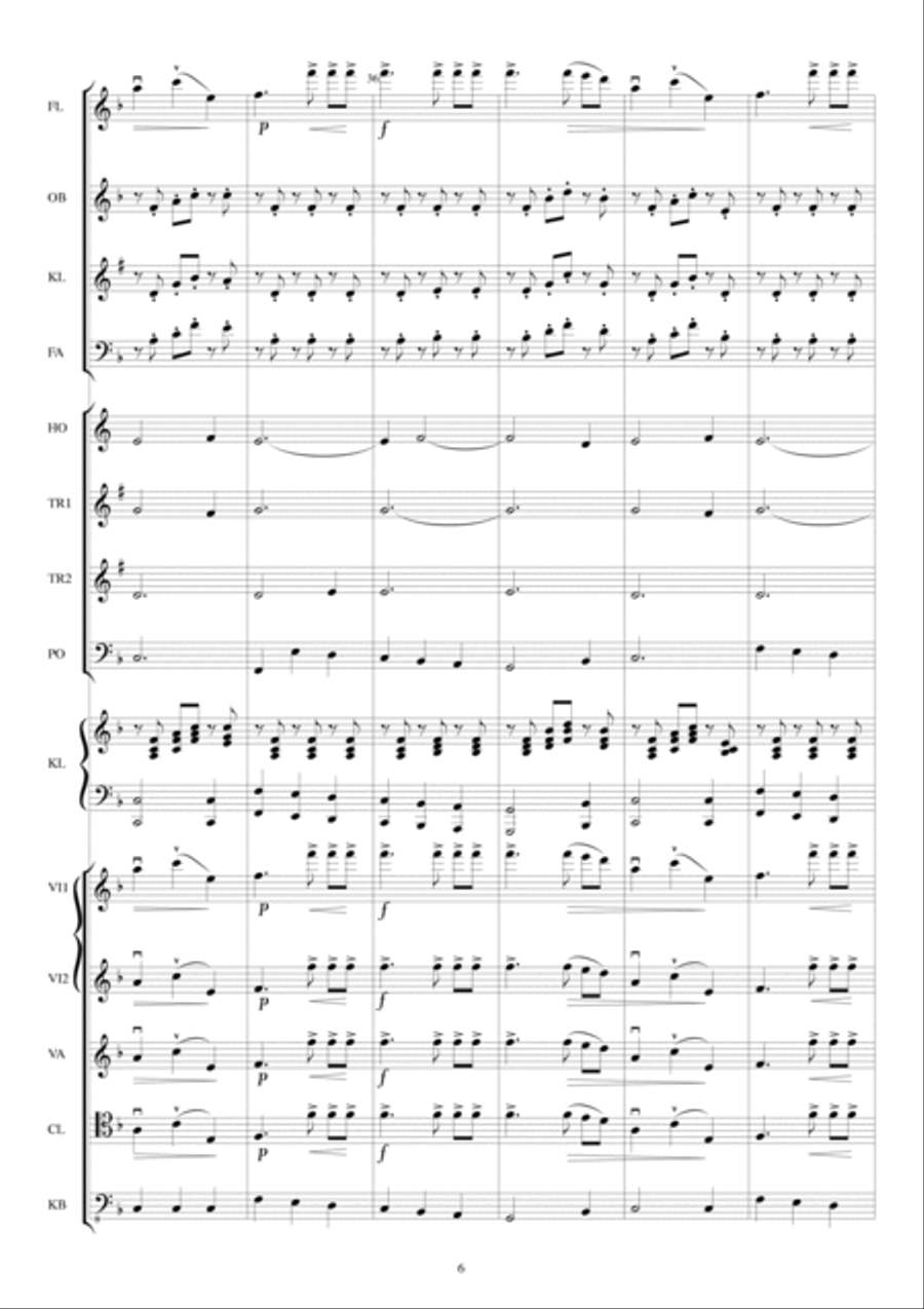 Intermezzo Sinfonico (from Cavalleria Rusticana) Full Orchestra scores gallery preview page 6