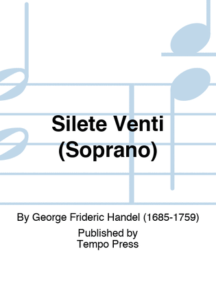 Book cover for Silete Venti (Soprano)