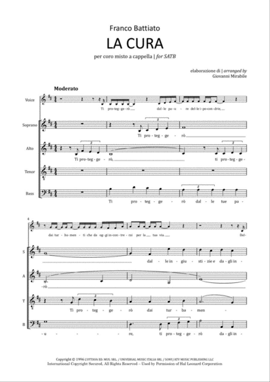 La Cura 4-Part scores gallery preview page 5