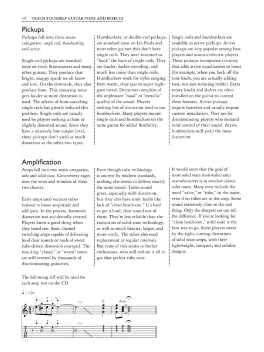 Teach Yourself Guitar Tone and Effects Easy Guitar scores gallery preview page 4