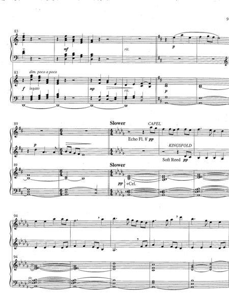 Rhapsody on English Hymntunes (Organ Duet) image number null
