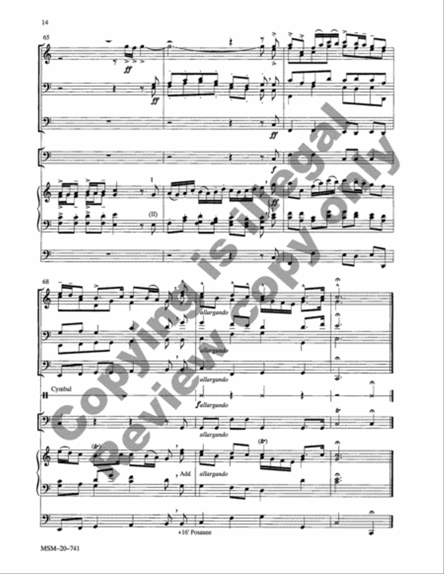 Praise the Lord: Music for a Festival Tuba scores gallery preview page 9