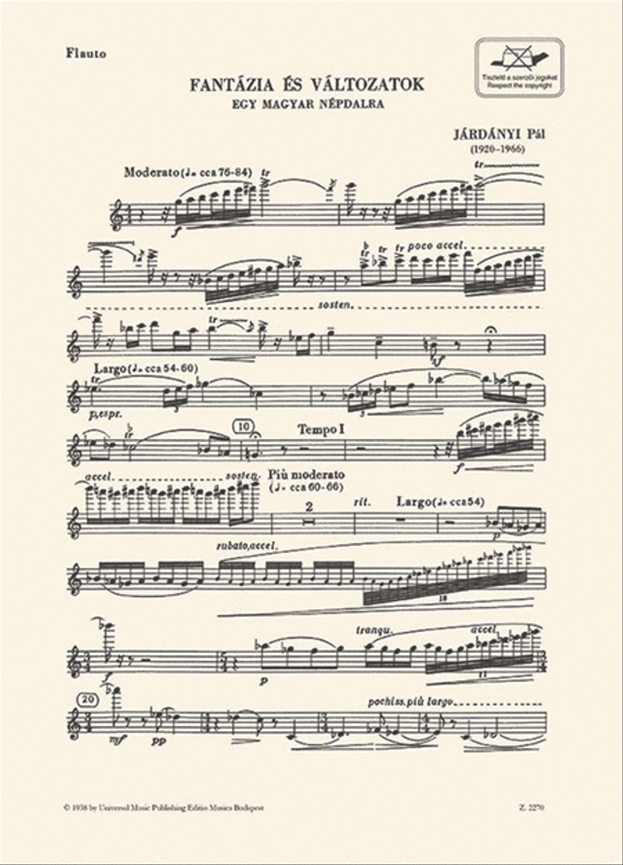 Fantasie Und Variationen Über Ein Ungarisches Volk Woodwind Quintet scores gallery preview page 3