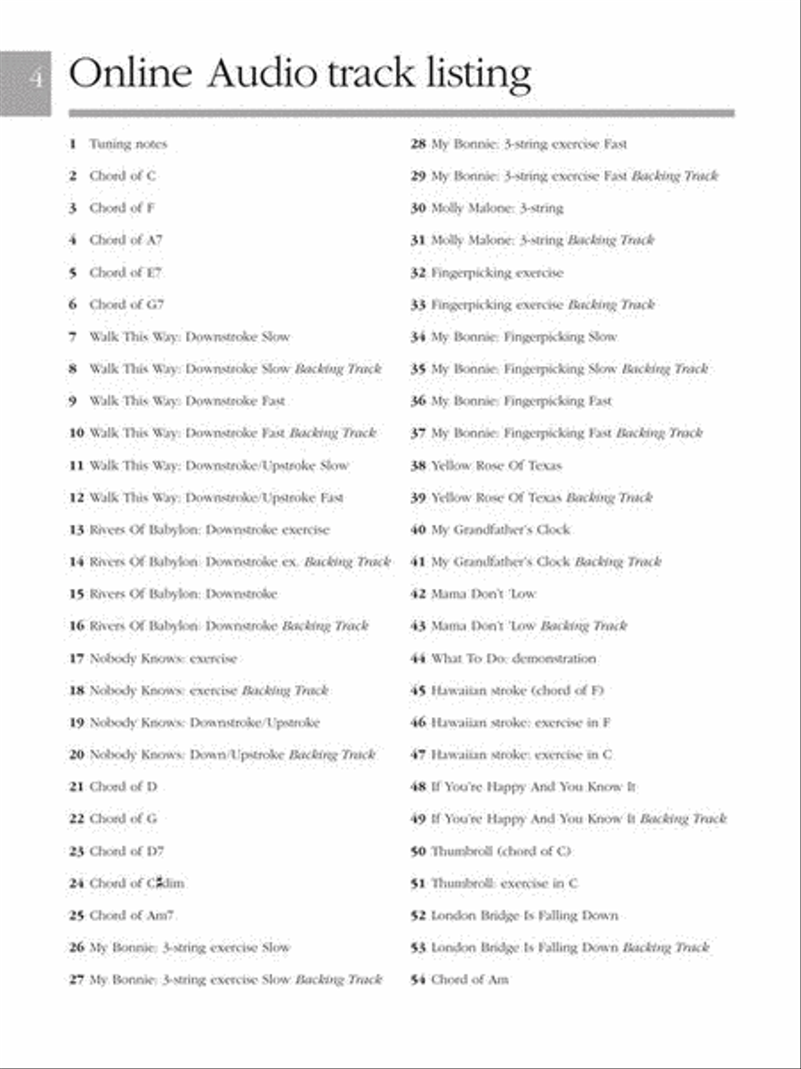 Absolute Beginners – Ukulele Ukulele scores gallery preview page 4