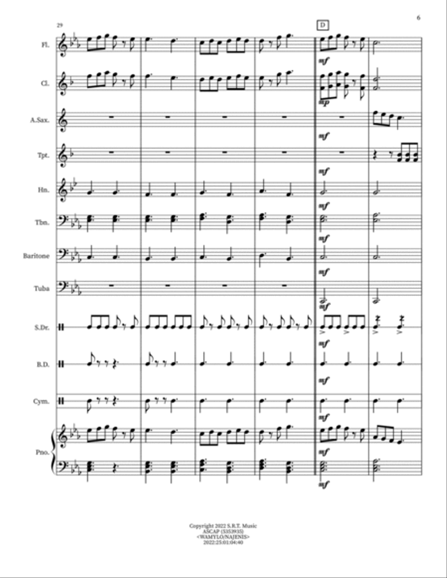 Medieval Festival Medieval Festival Concert Band scores gallery preview page 6