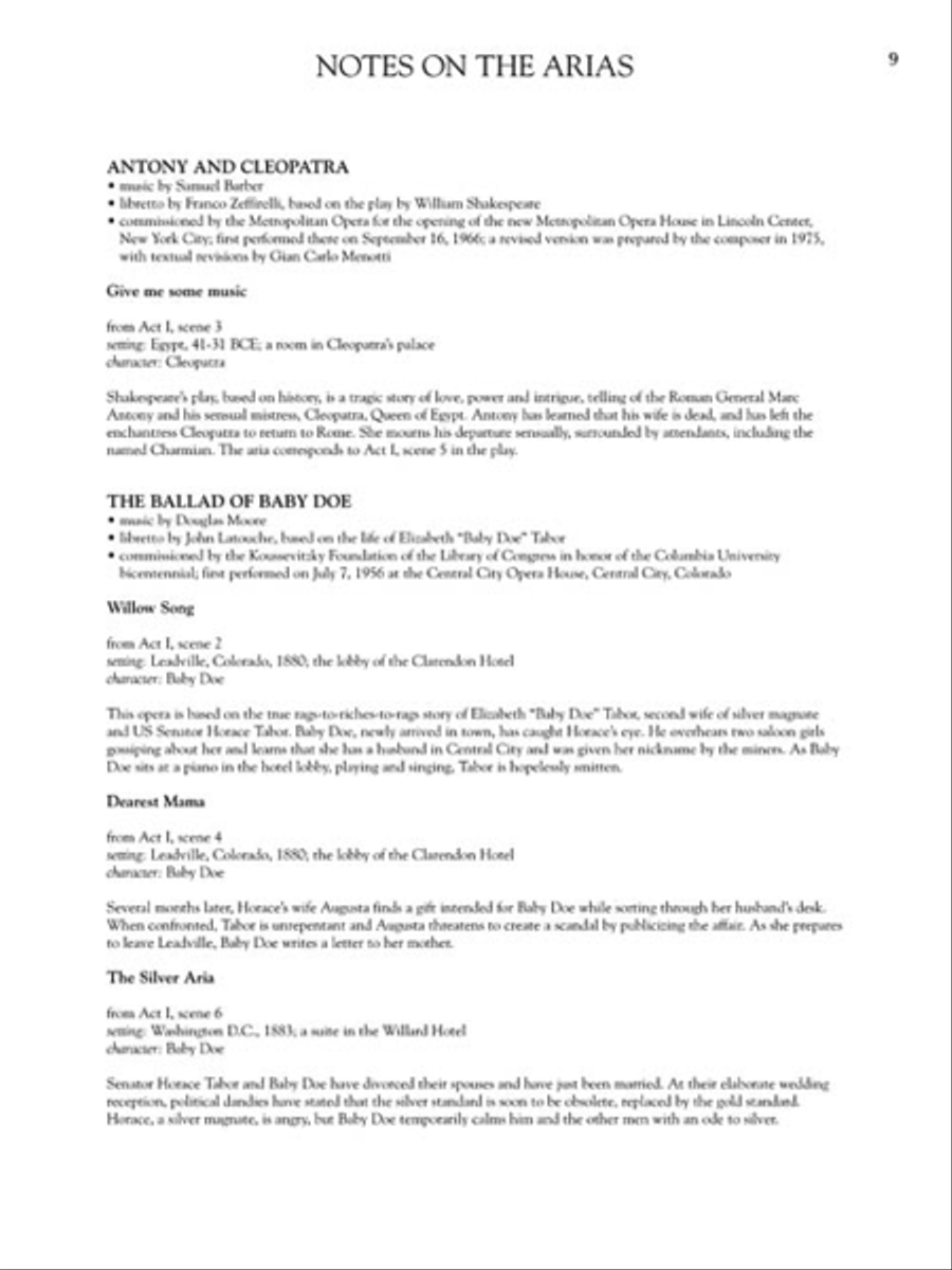 G. Schirmer American Aria Anthology Voice Solo scores gallery preview page 2