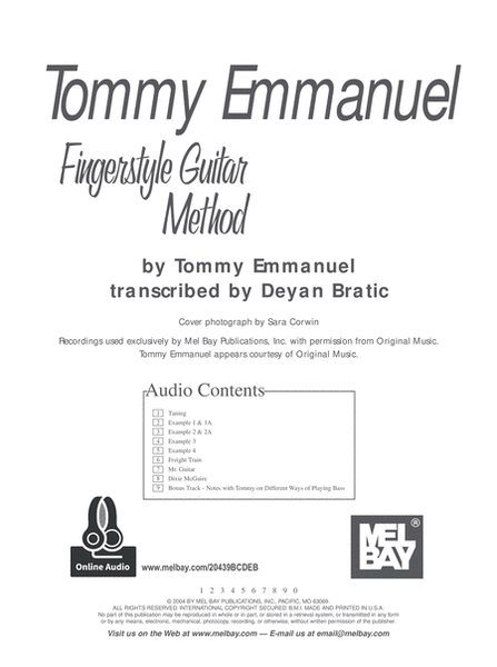 Tommy Emmanuel Fingerstyle Guitar Method image number null