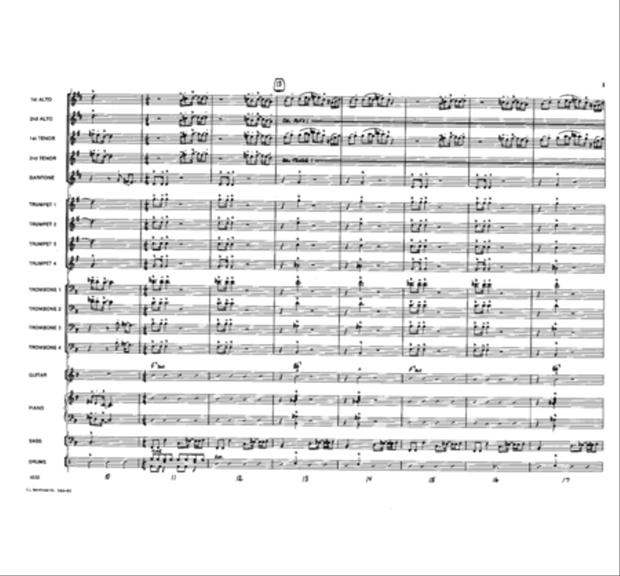 Down Home Cookin' Jazz Ensemble scores gallery preview page 3