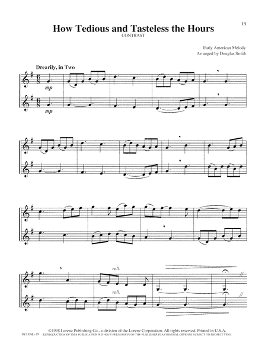 Hymns & Spirituals - Clarinet Clarinet Duet scores gallery preview page 7