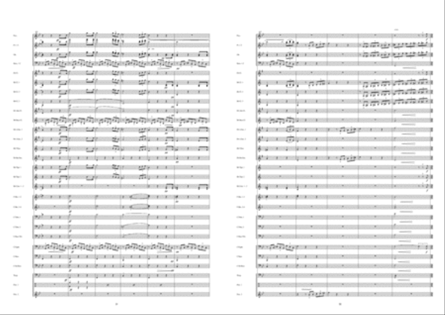 Viva Verdi Fanfare Band scores gallery preview page 17