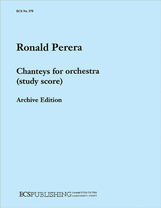 Chanteys for Orchestra (Study Score)