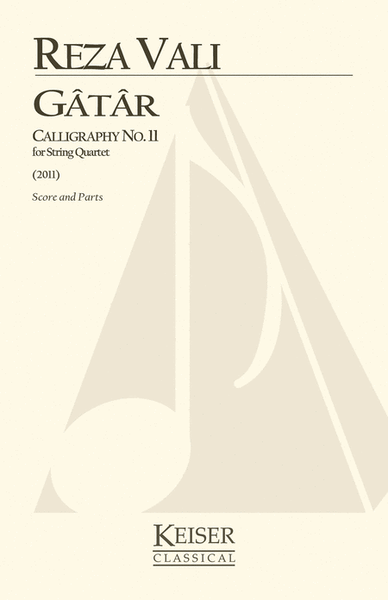 Gatar: Calligraphy No. 11 for String Quartet