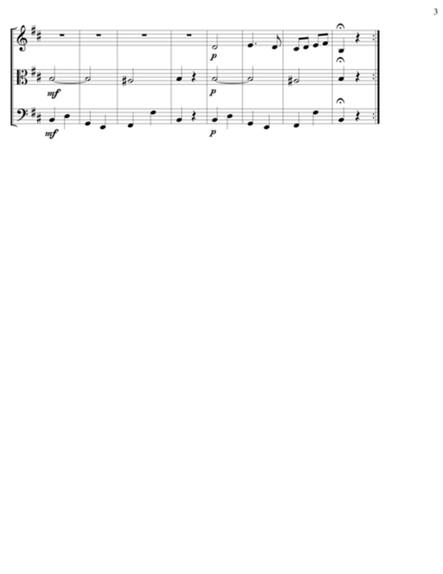Andante in B minor for String Quartet
