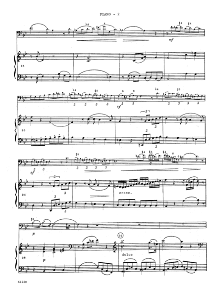Sonata In Bb Major (K292) Baritone Horn scores gallery preview page 3