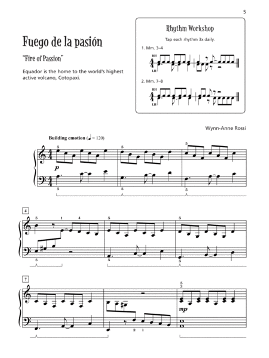 MAosica Latina, Book 2 Piano Solo scores gallery preview page 4
