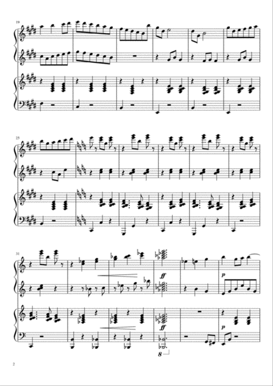Waltz in old style Waltz in old style Piano scores gallery preview page 2