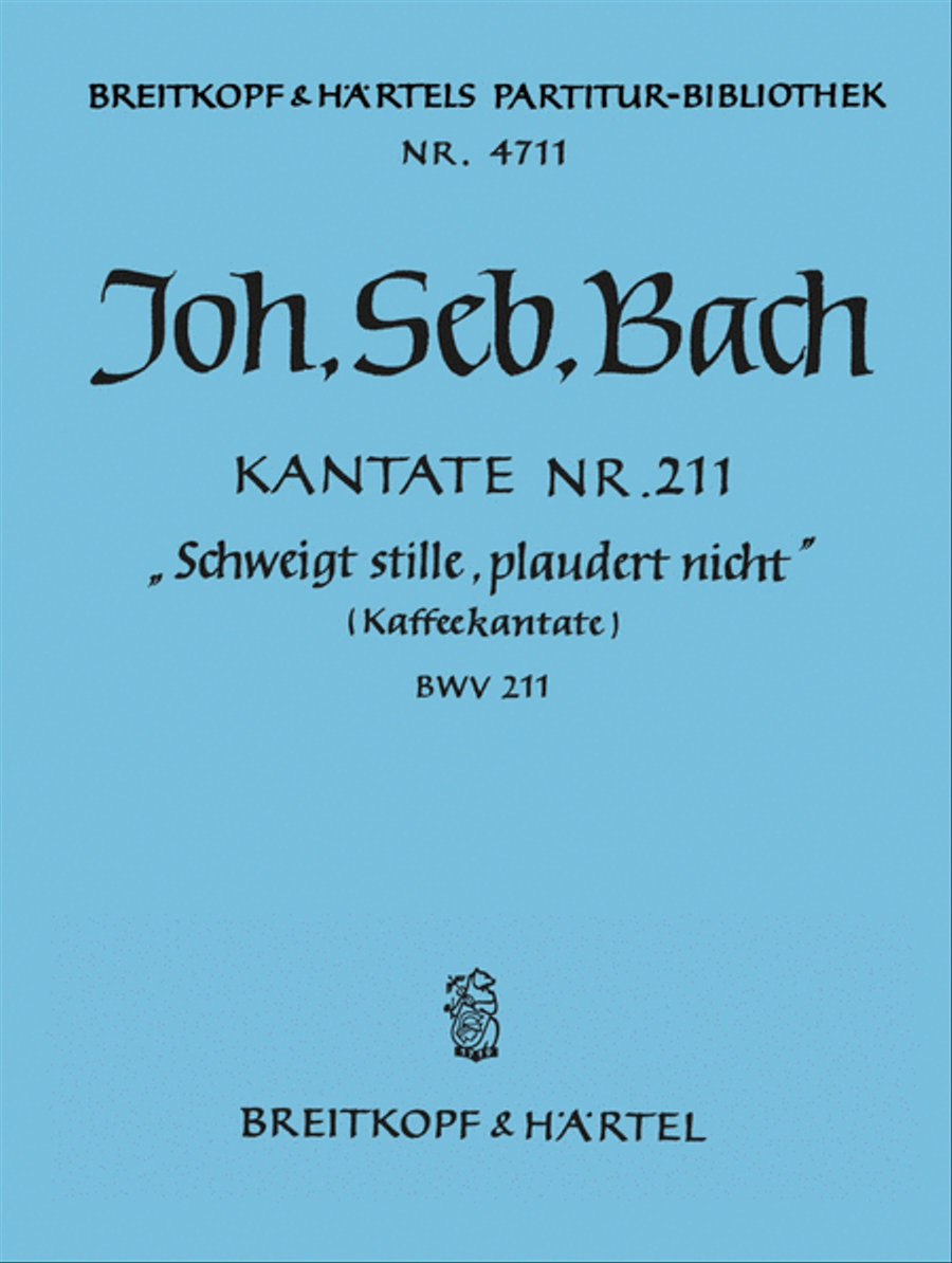 Cantata BWV 211 “Schweigt stille, plaudert nicht” STB scores gallery preview page 1