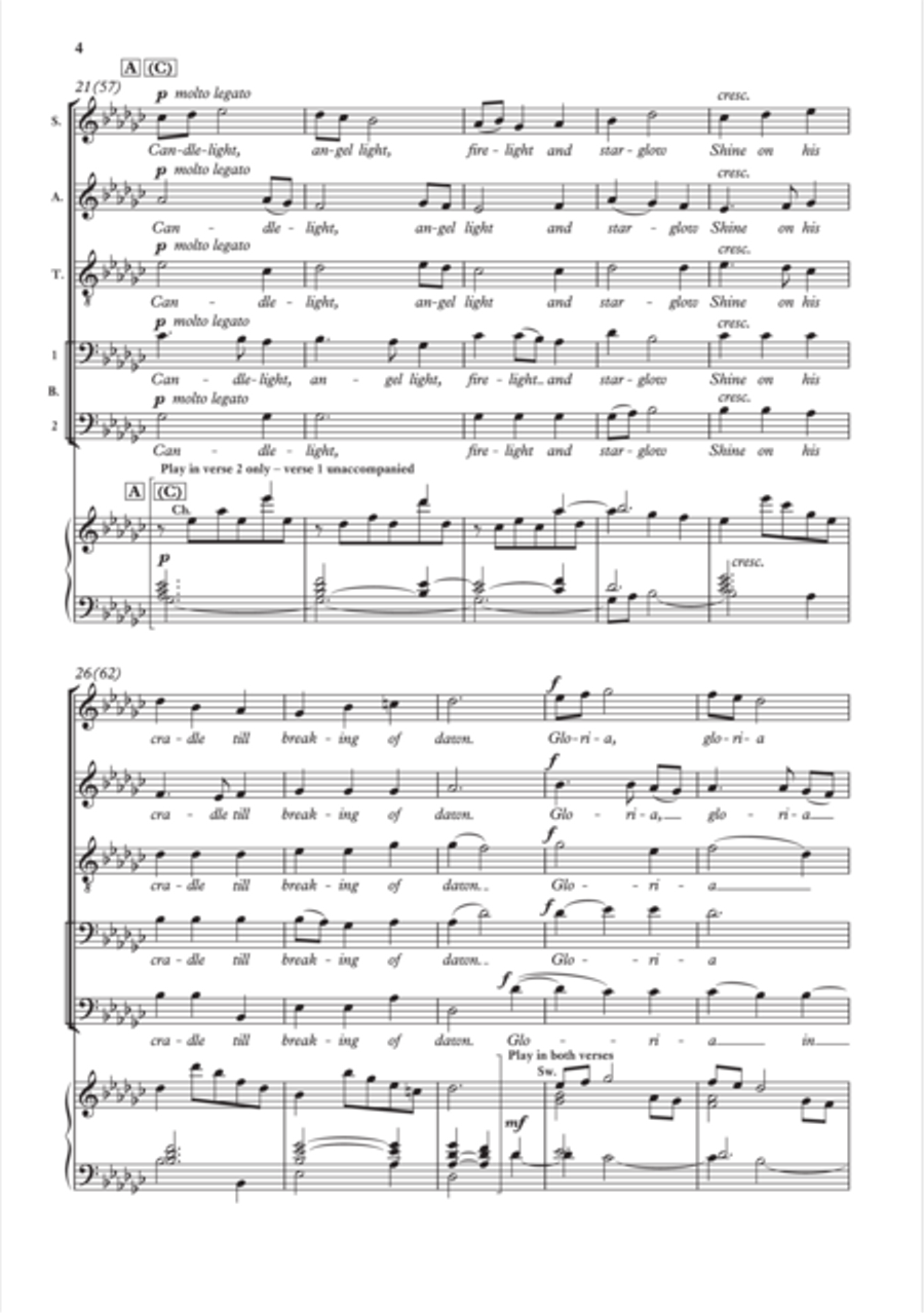 Candlelight Carol Choir scores gallery preview page 3