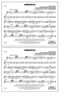 Se&#241;orita (arr. Carmenates and Brown) - F Horn
