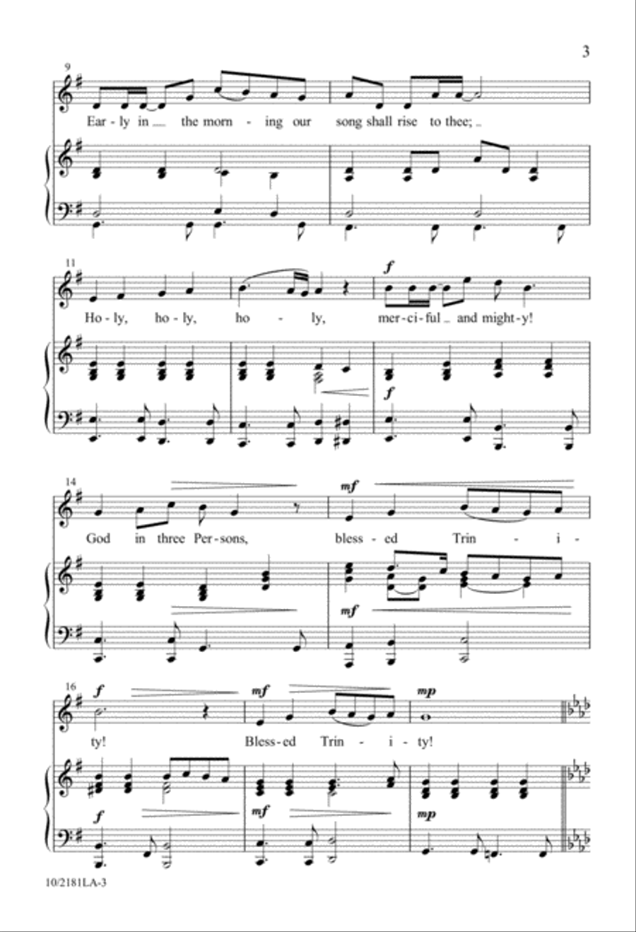Blessed Trinity 4-Part scores gallery preview page 3