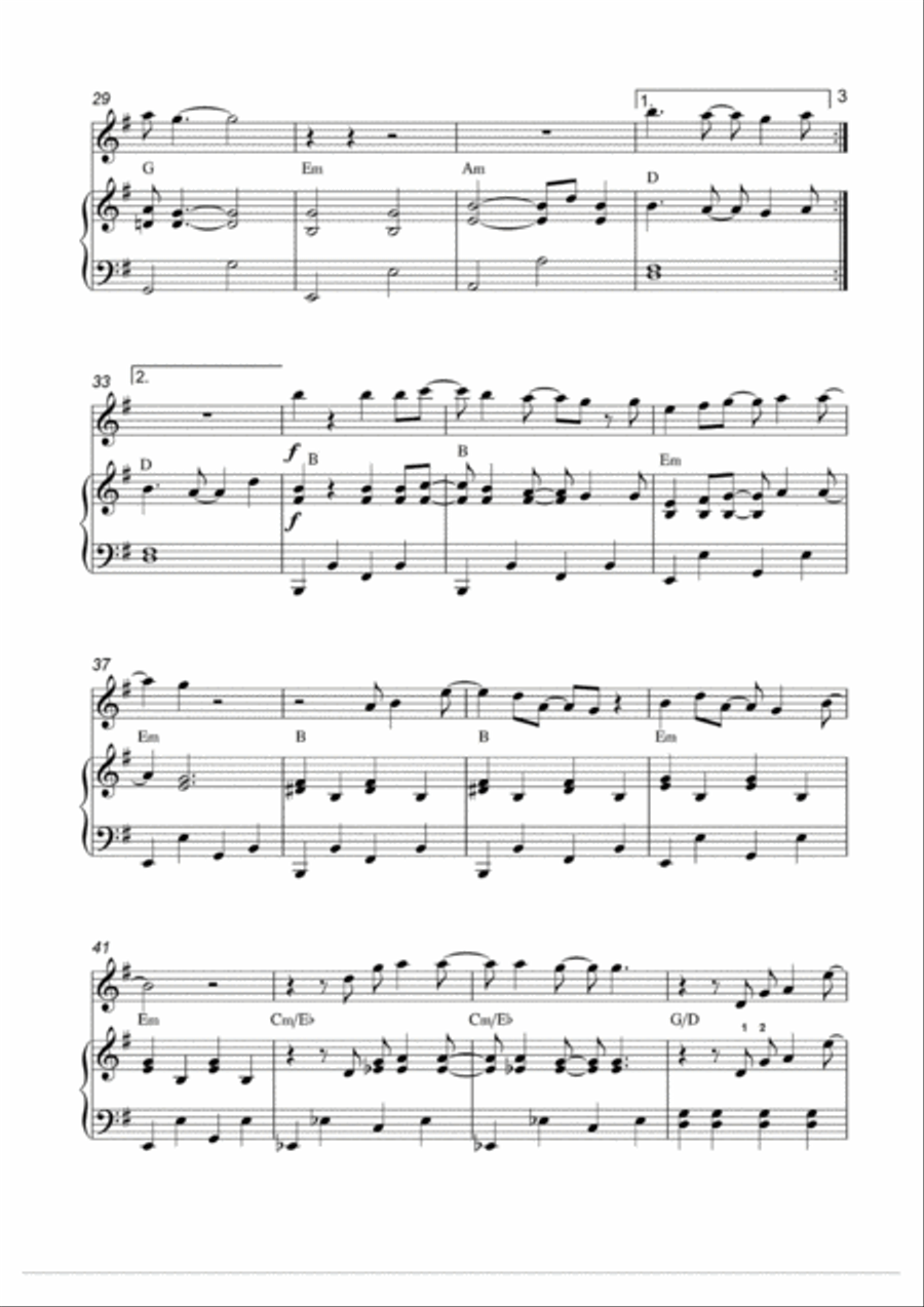 All I Want For Christmas Is You Woodwind Duet scores gallery preview page 4