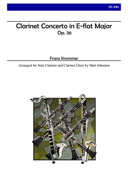 Clarinet Concerto in E-flat Major, Op. 36 for Clarinet Choir