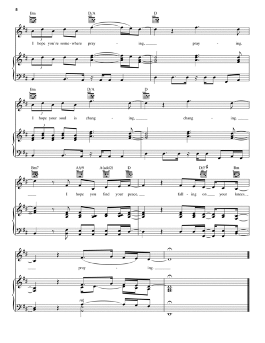 Praying Praying A Cappella scores gallery preview page 8