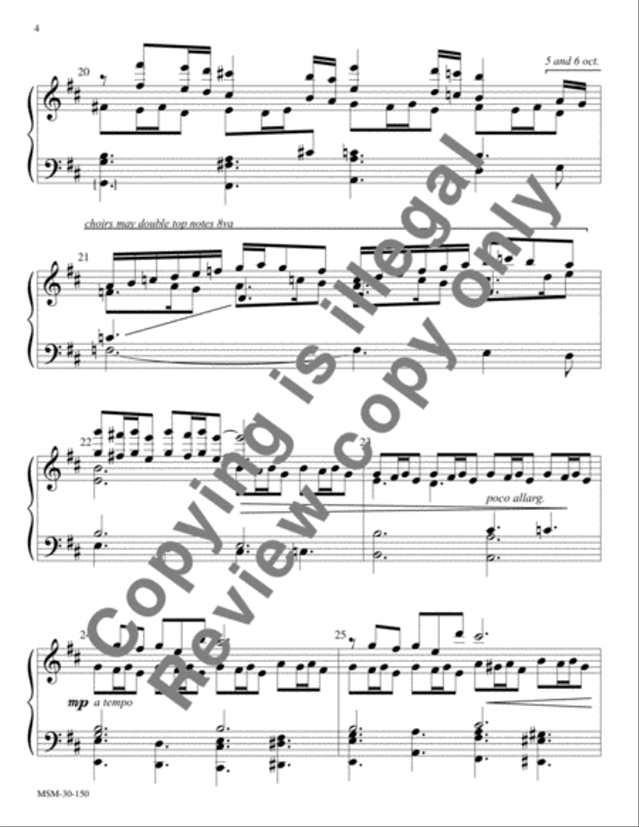 Carillon on a Ukrainian Bell Carol 5-Octaves scores gallery preview page 5