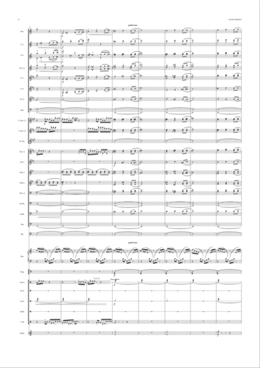 Ancient Mariners Ancient Mariners Concert Band scores gallery preview page 6